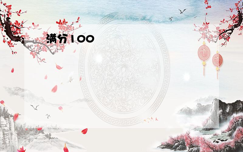 满分100