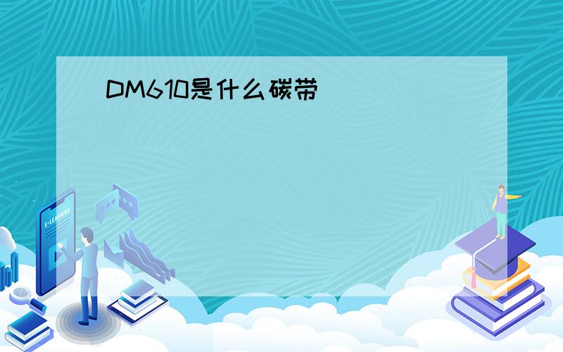 DM610是什么碳带