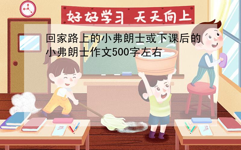 回家路上的小弗朗士或下课后的小弗朗士作文500字左右